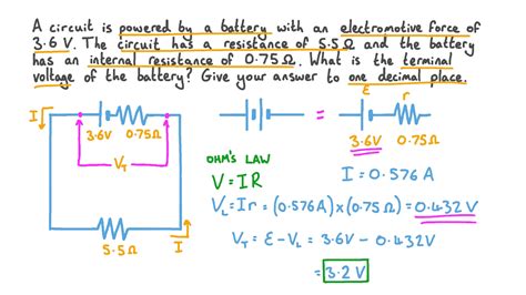 Calculating Terminal Voltage
